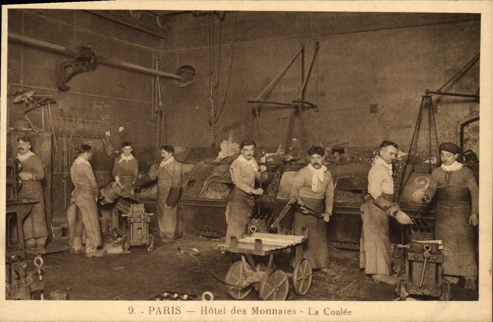 Paris — Münzhof — Die Giesserei — n°9 - Vorderseite