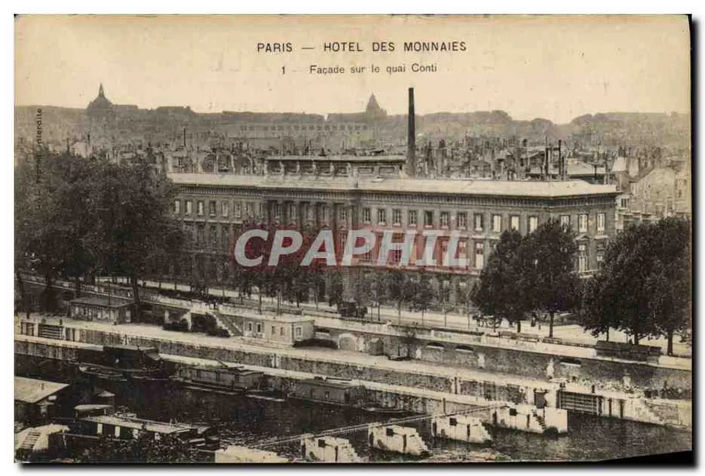 Paris — Hôtel des Monnaies — Fassade am Quai Conti - Vorderseite