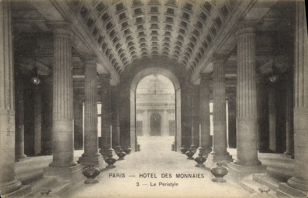 Paris — Hotel der Münzen — Der Peristyl — DAL, reproduktion verboten - Vorderseite