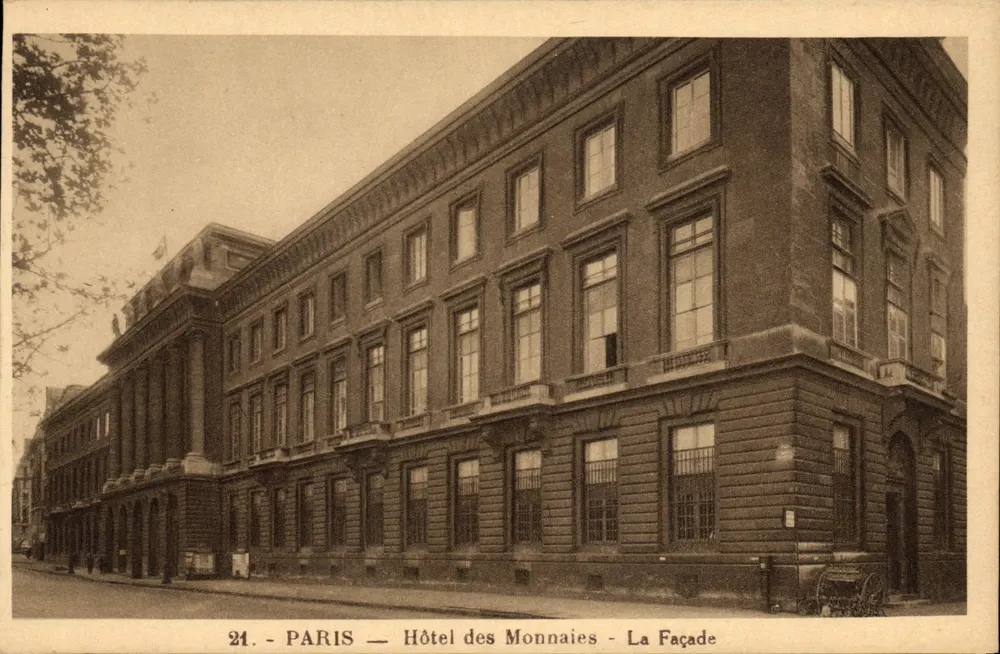 PARIS — Münzhof — Die Fassade — 24. — Verleger - Vorderseite