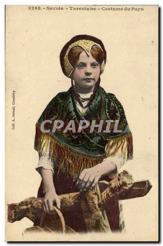 Savoie - Tarentaise - Tracht des Landes — Coll. L. Grimal, Cianambéry, Nr. 2268 - Vorderseite