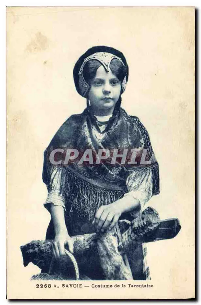 Savoia — Costume della Tarentaise — Grimal, Chambéry - Recto