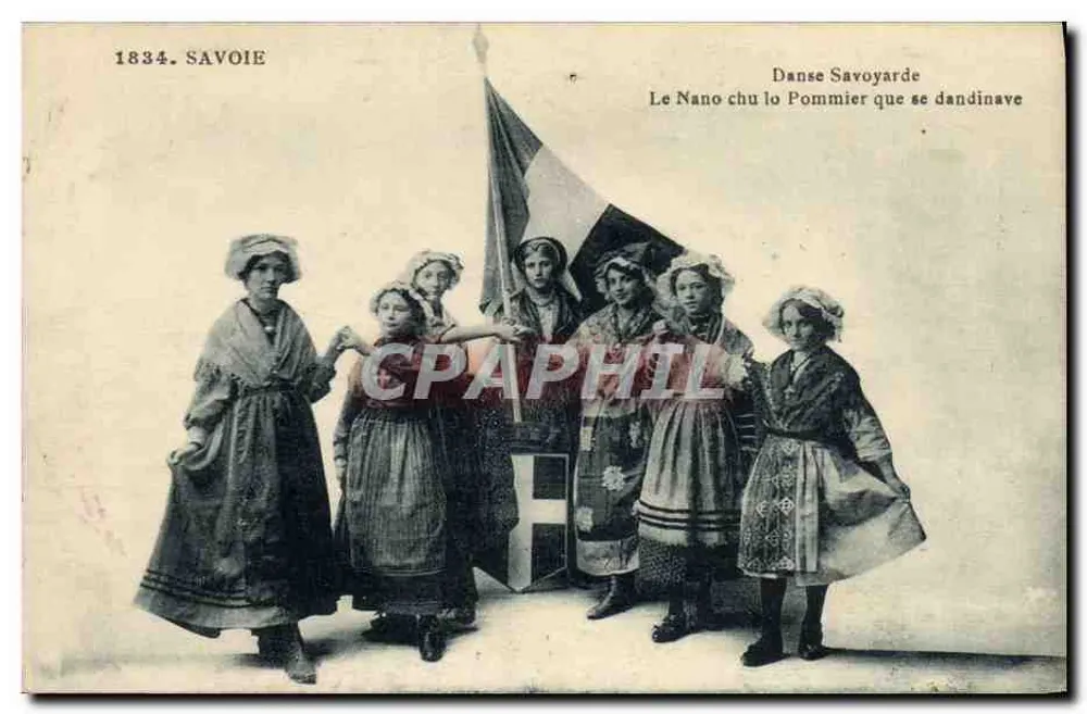 Savoie — Dança Savoyarde — Fotografia Grimal, Chambéry, n°1834 - Frente