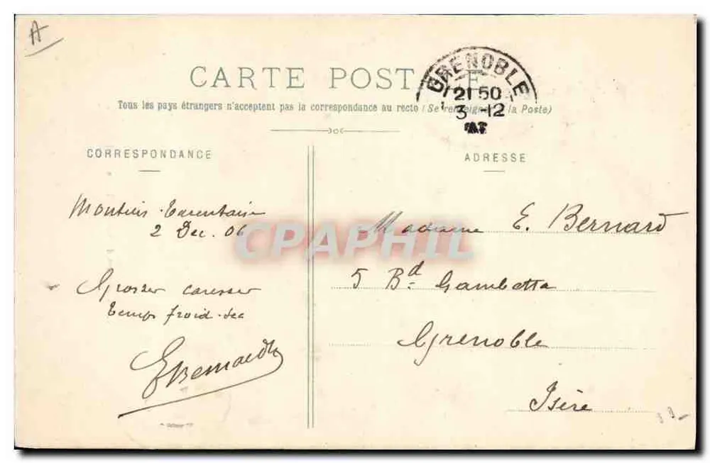 Trajes de Saboia (Tarentaise) — E. Reynaud, Editor, Chambery — n°1 - Verso