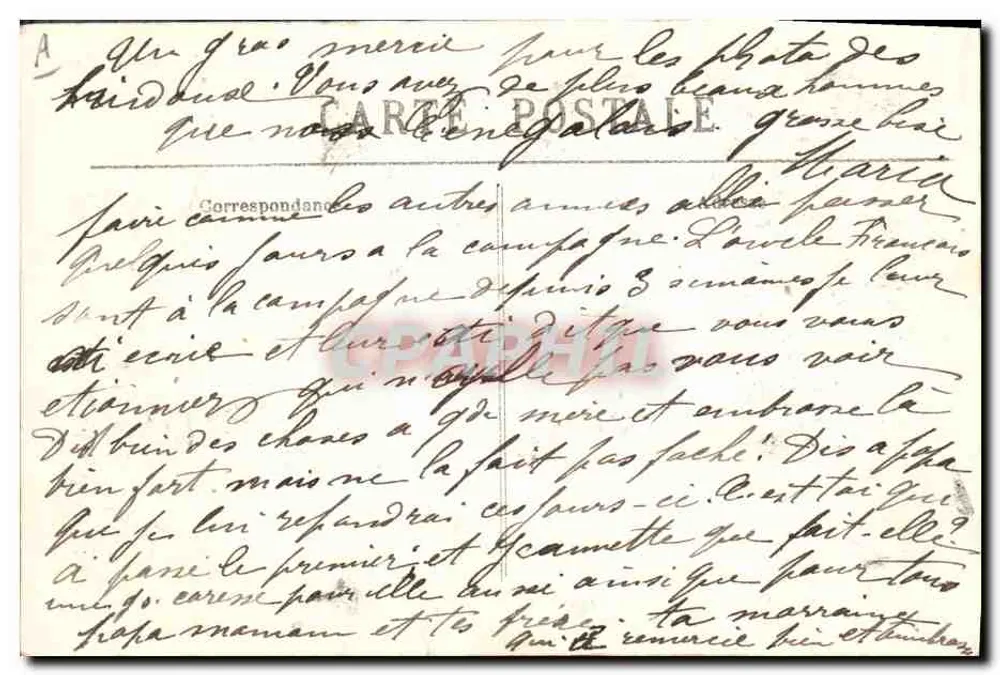 Dois soldados em duelo — Lembrança da Guerra Europeia 1914-1915 — R. Payonne 1914 - Verso