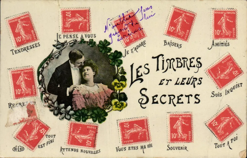 Os Selos e seus Segredos — Eu penso em você, eu te amo, lembranças e carinhos — Editor E.L.P. - Frente