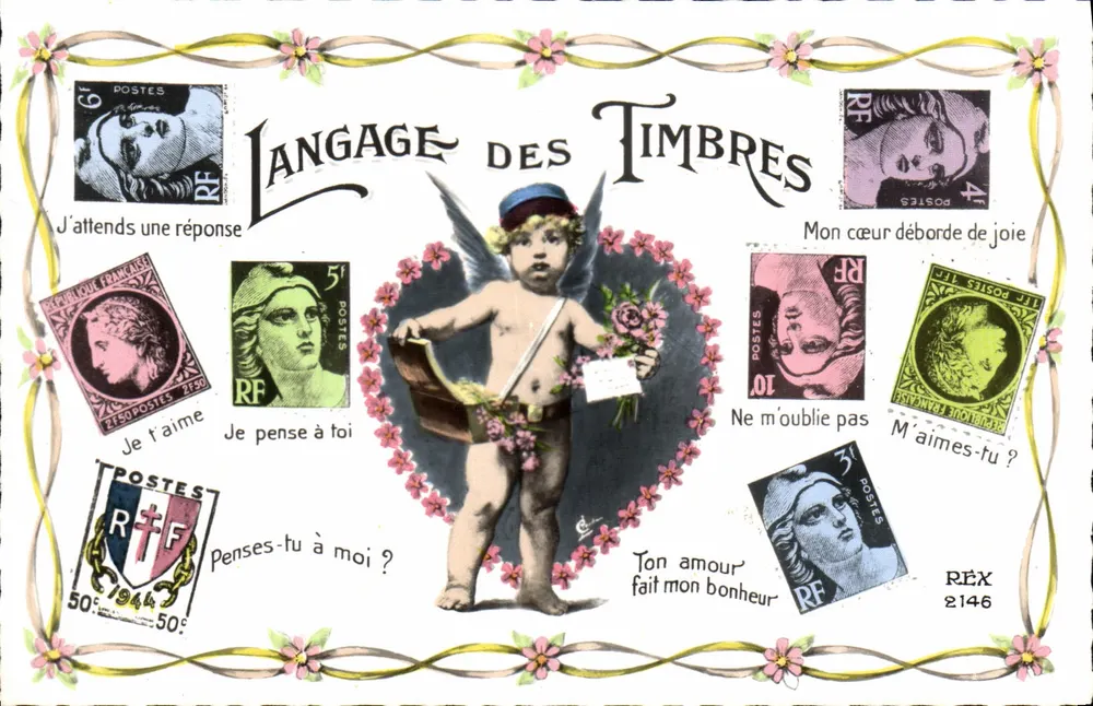 Linguagem dos Selos — Editor REX n°2146 - Frente