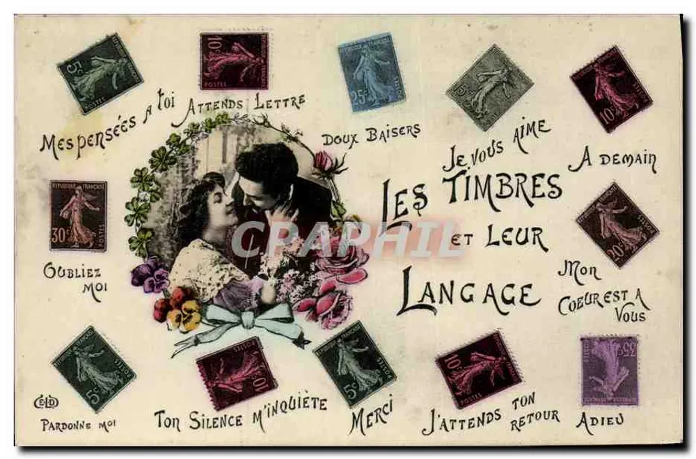Os Selos e seu Linguagem — editor não visível, número de série ilegível - Frente