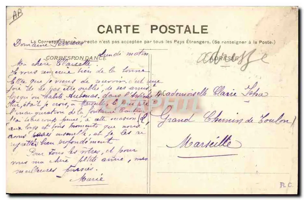 Die malerische Ardèche — Allgemeiner Blick (Seite der Vais Straße) — PRADRES, n° 97 bis - Rückseite