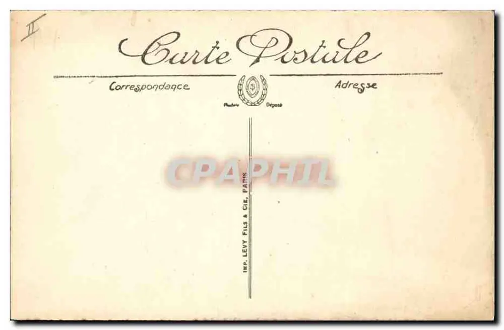 Tschaggenny — Die Postkutsche der Ardennen — Imp. Levy Fils & Cie, Paris - Rückseite
