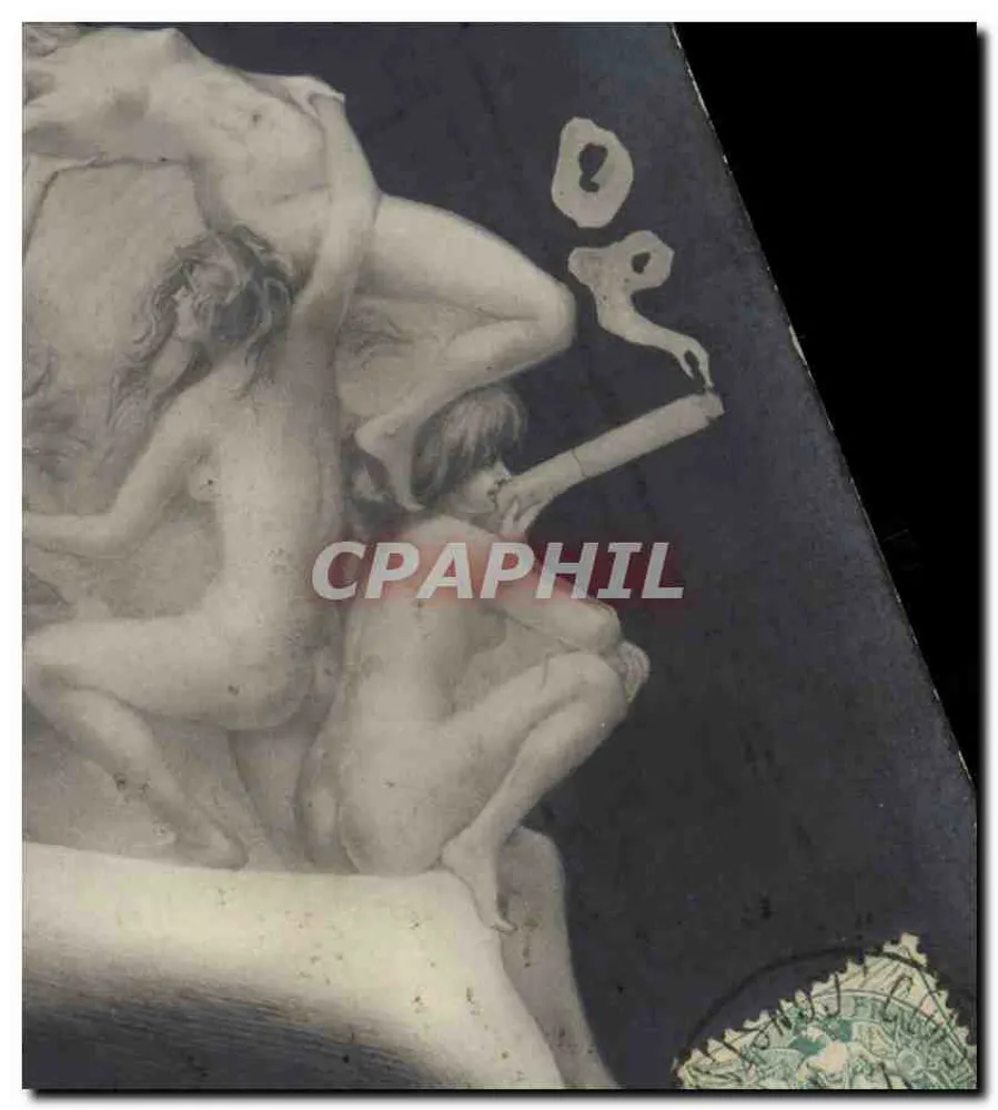 Scène de nus — sculpture ou gravure — éditeur inconnu - Anverso