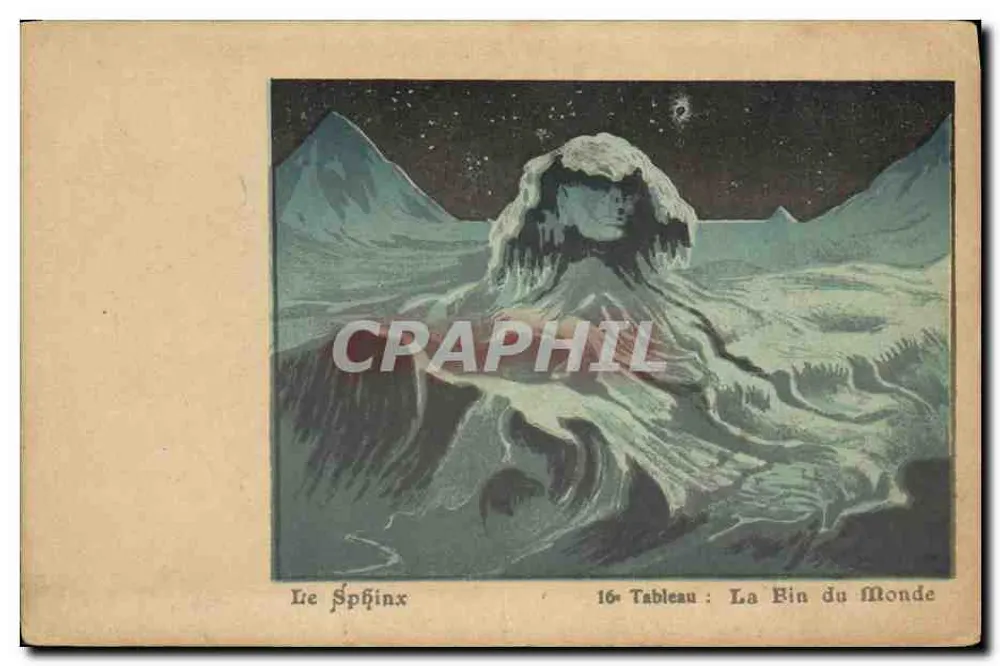 Der Sphinx — 16. Bild: Das Ende der Welt — kein Verleger oder Nummer sichtbar - Vorderseite
