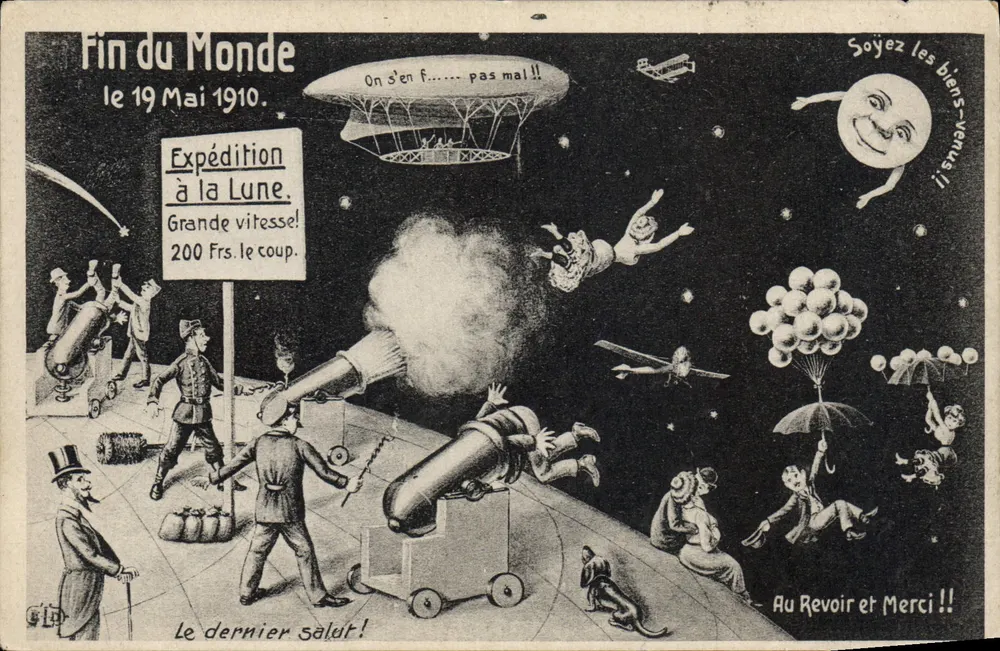 Ende der Welt — 19. Mai 1910 — Reise zum Mond — Gild - Vorderseite