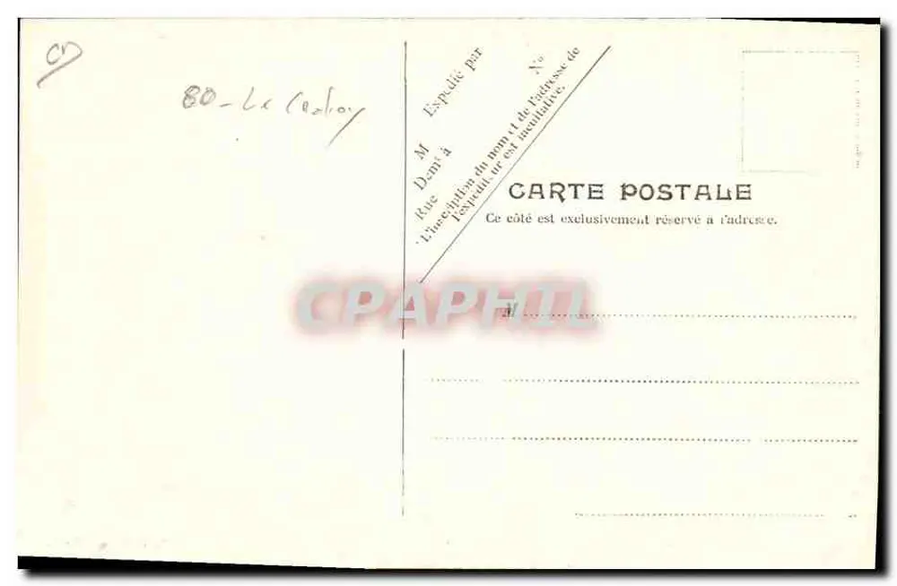 Barque de Pêche en construction — Chocolat & Thé de la Cie Coloniale — Debourg, n° 40 - Verso