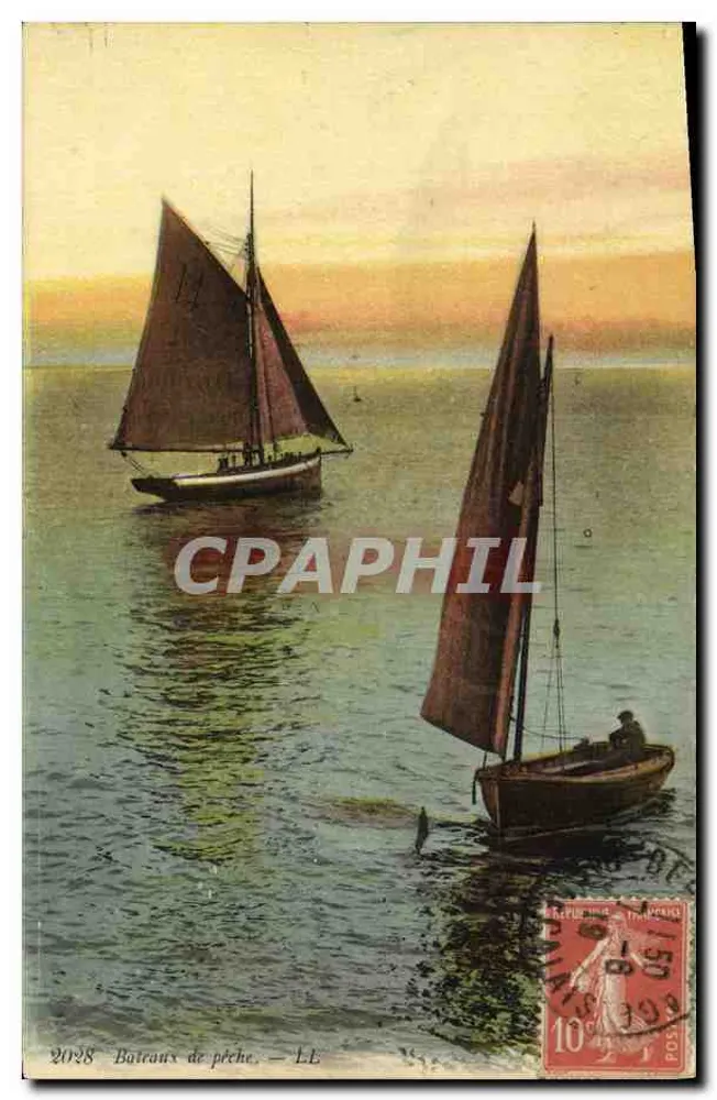 Barcos de pesca — LL — Editor LL, n° 2028 - Frente