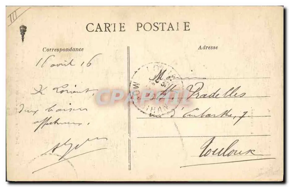 Abfahrt zum Fischen — Artaud-Nozaïs, Nantes — Verlag Artaud-Nozaïs, Nr. 17 - Rückseite
