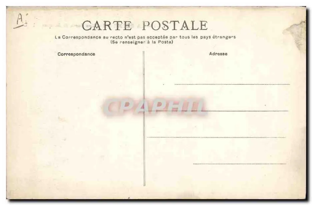 La Rochelle — Saída de Barcos — L. C. n° 1026 - Verso