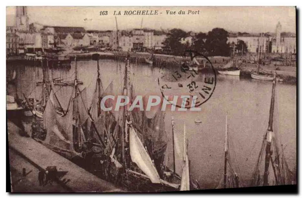 La Rochelle - Blick auf den Hafen — n° 163 — J. Nozain, Verlag - Vorderseite