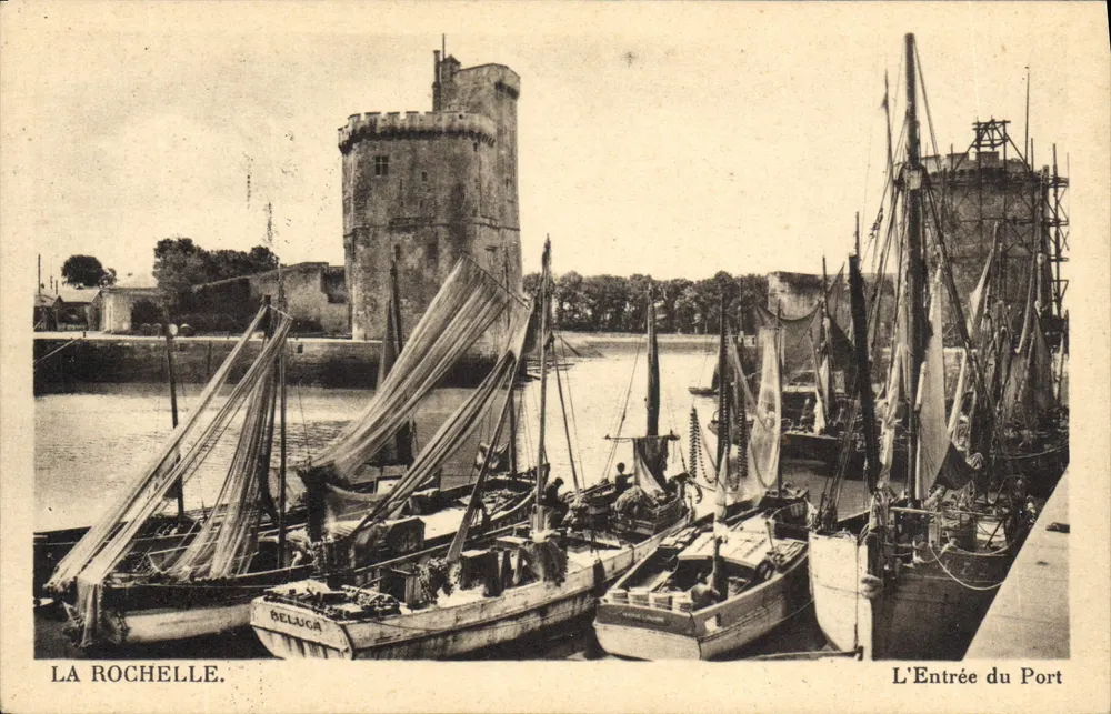 La Rochelle — Der Eingang Zum Hafen — A.P. Letzillier, Paris (15) - Vorderseite