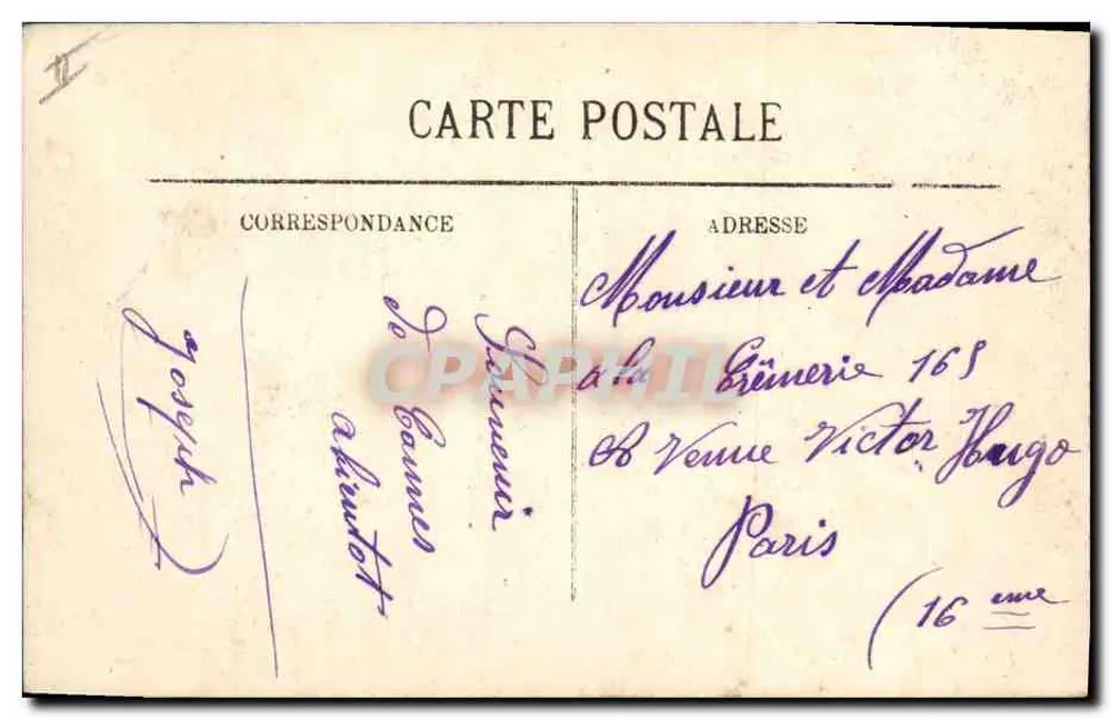 CANNES — Der Hafen und der Suquet — LL - Rückseite