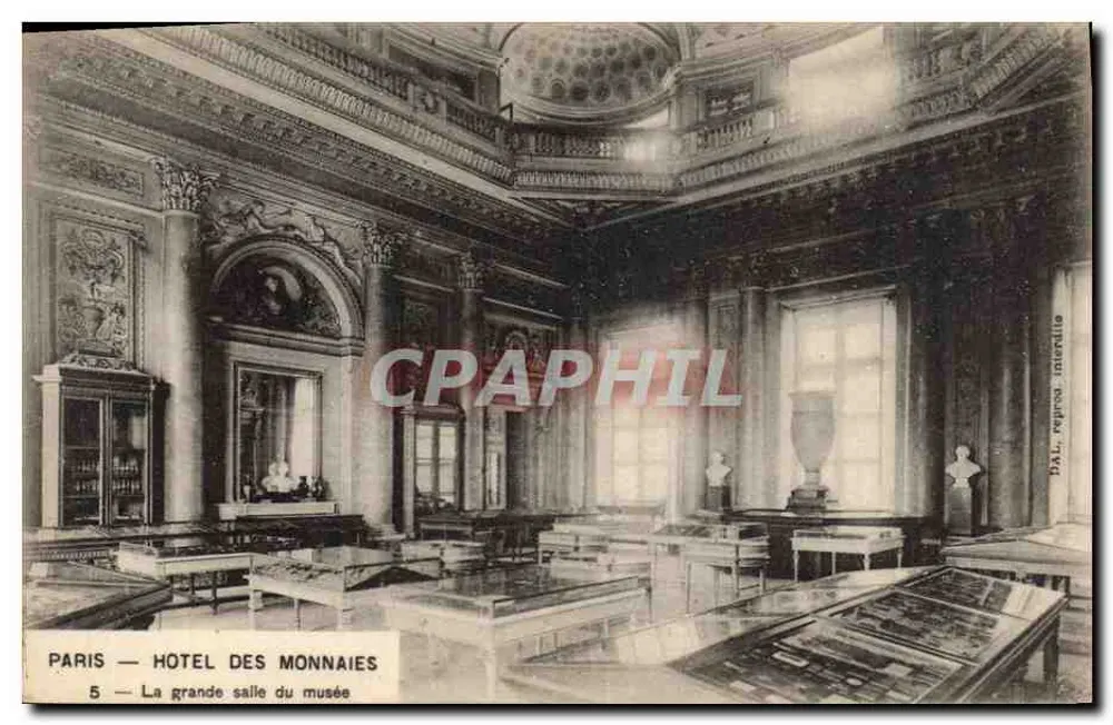 Paris — Hôtel des Monnaies — Die große Halle des Museums — DAL. Repro. Méridio - Vorderseite