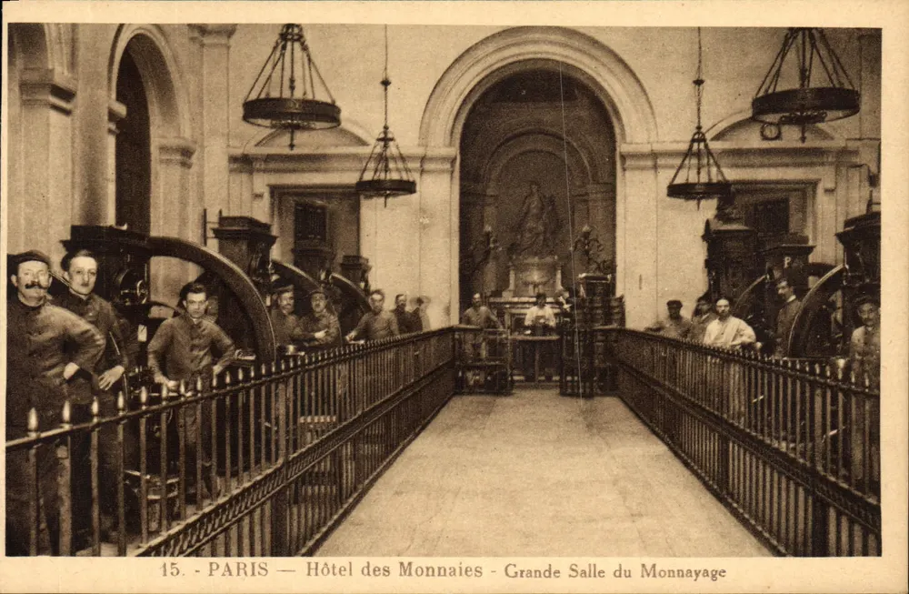 PARIS — Münzhof — Große Halle des Münzwerks — n°15 - Vorderseite