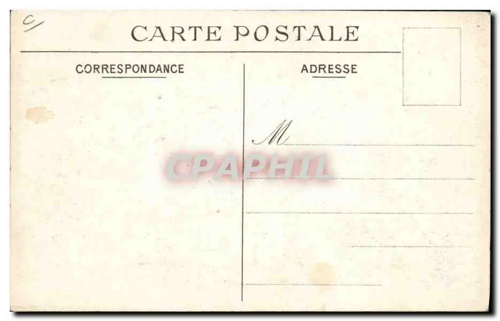 Paris — Hôtel des Monnaies — Münzraum — D.A.L. reproduc. in-4 - Rückseite