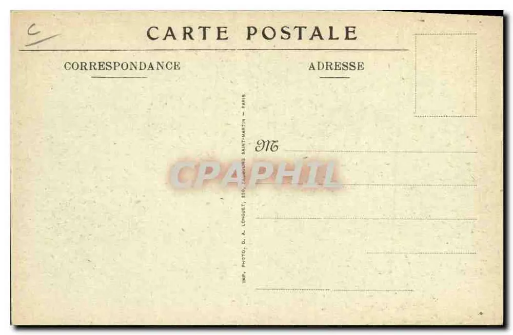 Paris — Hotel des Monnaies — Salle des balances automatiques — DAL - Rückseite