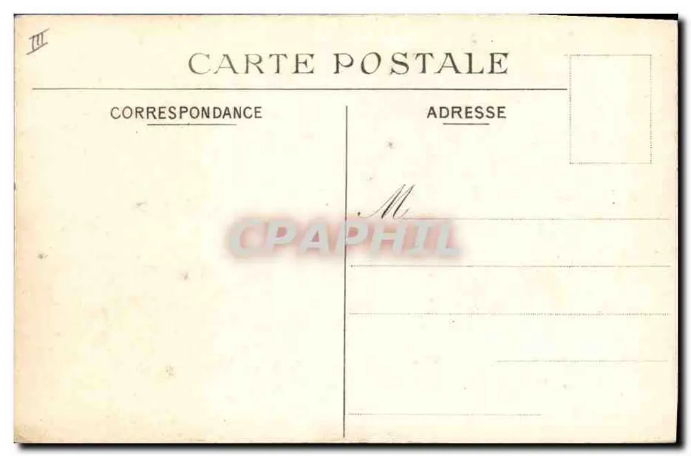 PARIS — HOTEL DES MONNAIES — Der große Saal des Museums — D.A.L. Reproduktion verboten - Rückseite