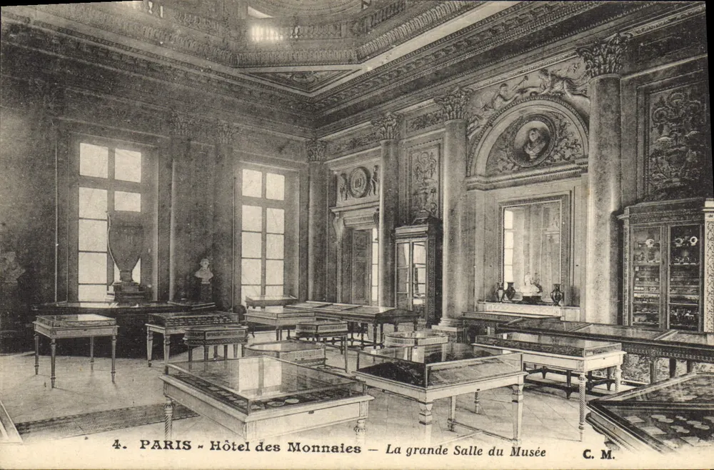 PARIS - Münzhof - Der Große Saal des Museums — C. M. - Vorderseite
