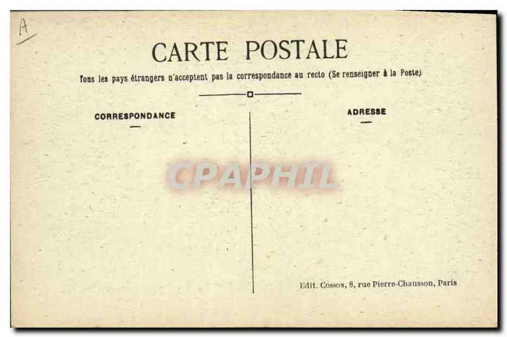 PARIS - Münzhof - Der Große Saal des Museums — C. M. - Rückseite