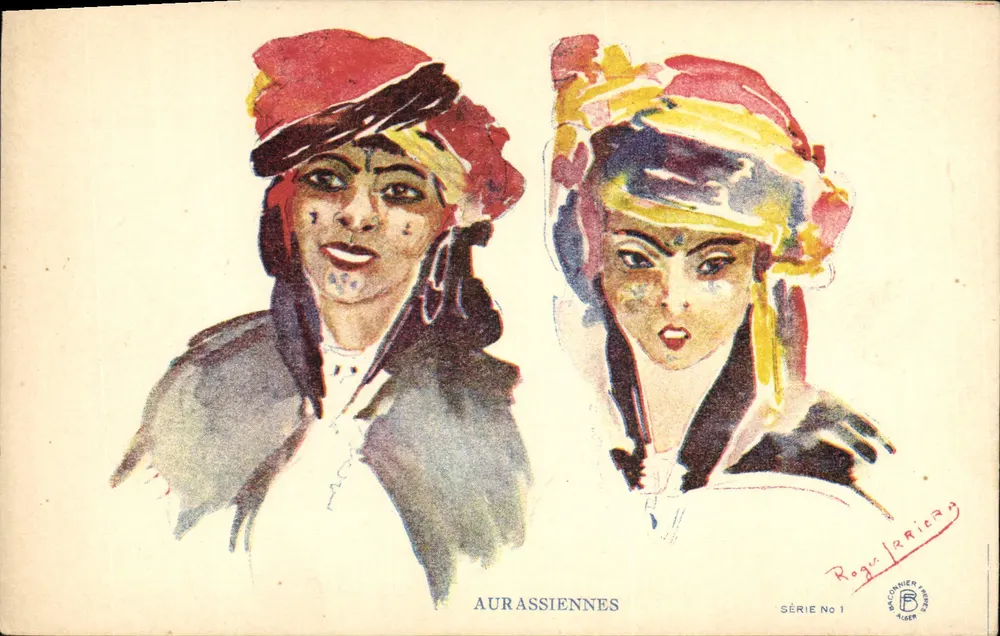 Aurassiennes — Serie Nr. 1 — Béconnier, Alger - Vorderseite