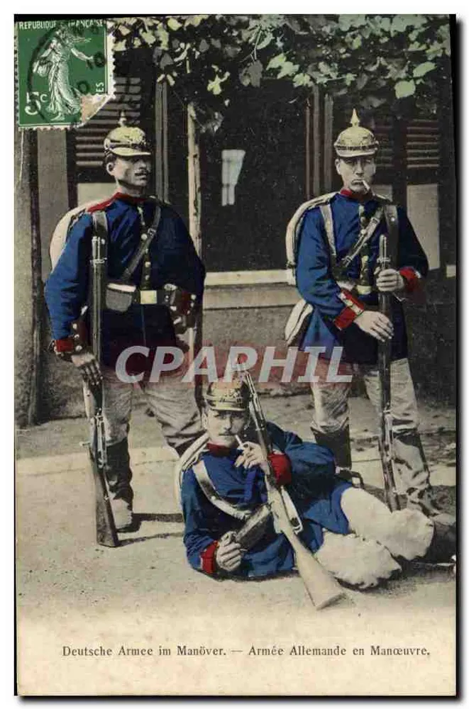 Deutsche Armee im Manöver — Deutsches Heer im Manöver — Verlag G. Sch. Sch. n° 283 - Vorderseite