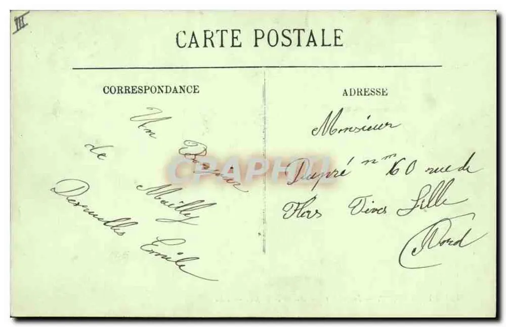 Mailly-le-Camp — Infanterie — Vor dem Parcours — LL. - Rückseite