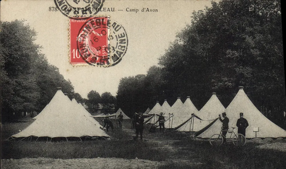 Campo de Avon — Fontainebleau — Editor anônimo, n° 878 - Frente