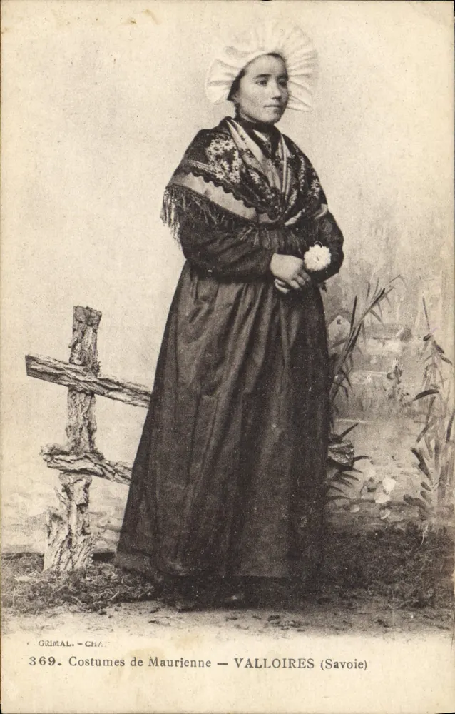Kleidung der Maurienne — Valloires (Savoie) — Grimal - Cha. n°369 - Vorderseite