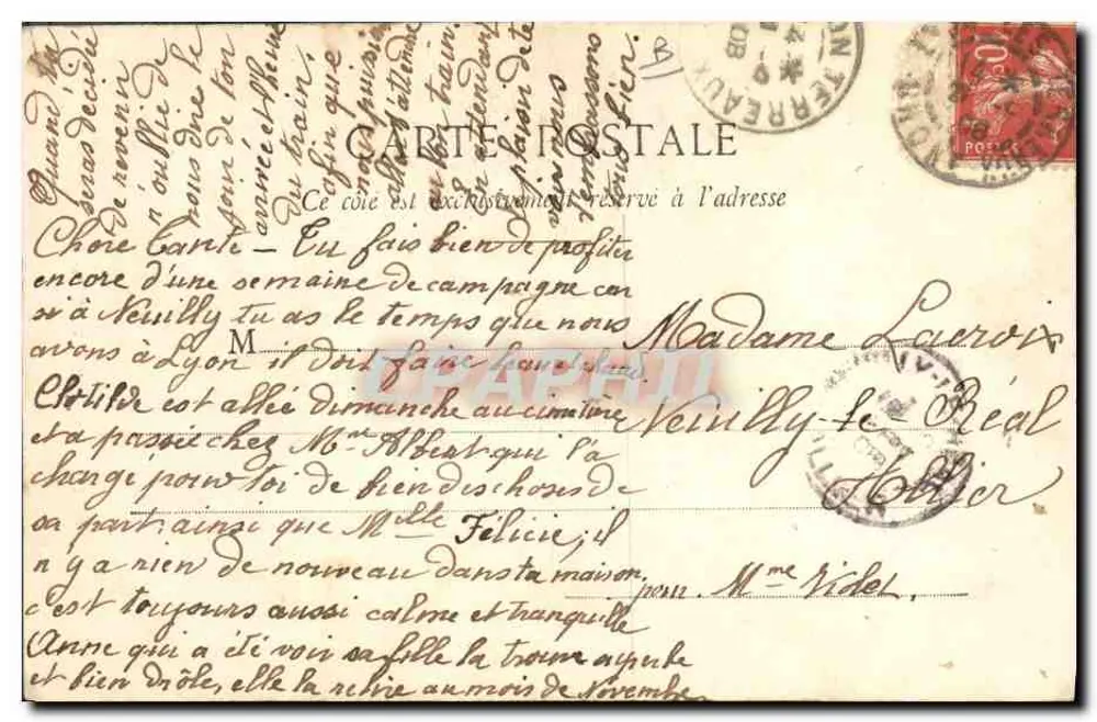 Trajes de Saboia — Camille — Lib. Edit. E. Reynaud, Chambéry - Verso