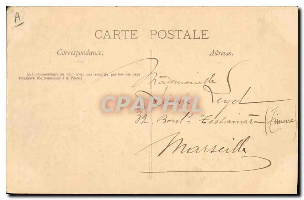 Femme en costume tarentaise — Savoie — éditeur ST. CHALL'S-LES-BAINS - Verso