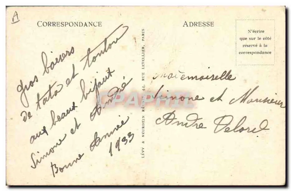 Zwei Frauen in Savoyerkleidern — Die pittoreske Savoy — Valmeinier LL n°21 - Rückseite