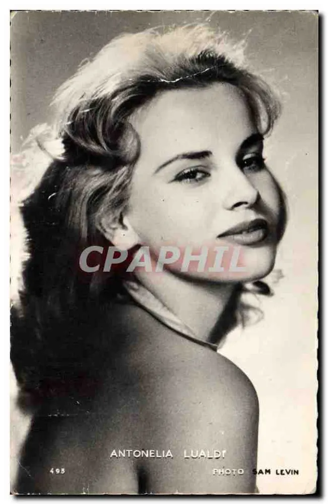 Antonella Lualdi — portrait en buste — Photo Sam Levin, n° 493 - Awers