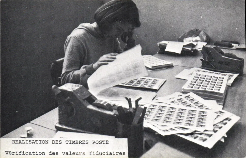 Briefmarken-Druckerei — Périgueux — Verlag S.I.R.P. - Vorderseite