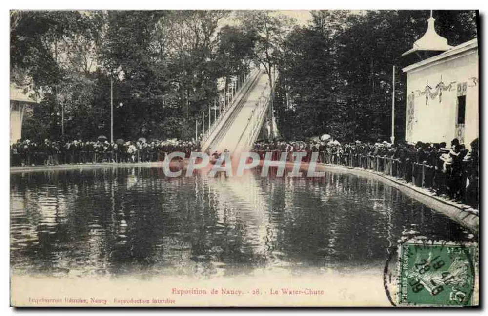 Exposition de Nancy - Le Water-Chute — Impérialmercerie Léonida, Nancy - Vorderseite