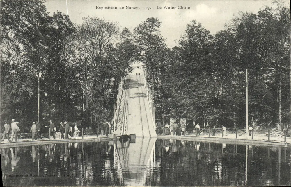Ausstellung Nancy - 19 - Der Water-Chute — Imp. H. Réau, Nancy - Vorderseite