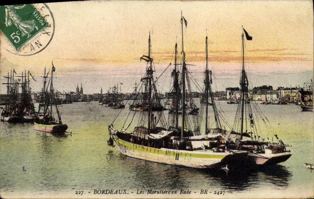 Bordeaux — Ansicht der Morutiers im Hafen — BR-2427 - Vorderseite