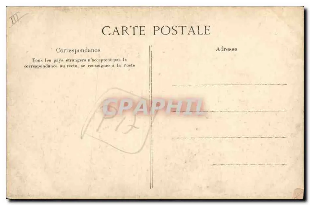 Bucht von Douarnenez — Fischerboote, die am Fischereigelände ankommen — Sammlung Vizlana, Nr. 117 - Rückseite