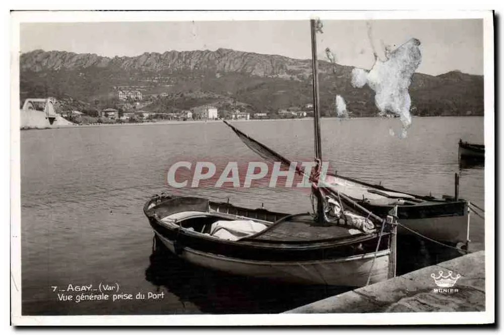 Agay (Var) — Allgemeiner Blick vom Hafen — Verlag MONNIER, n°7 - Vorderseite