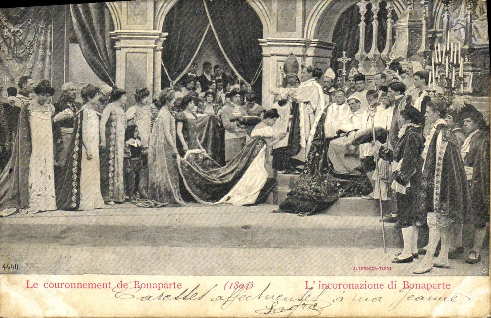 Die Krönung Napoleons — Bühnenszene — ALTEROCCA-TERNI Nr. 4440 - Vorderseite