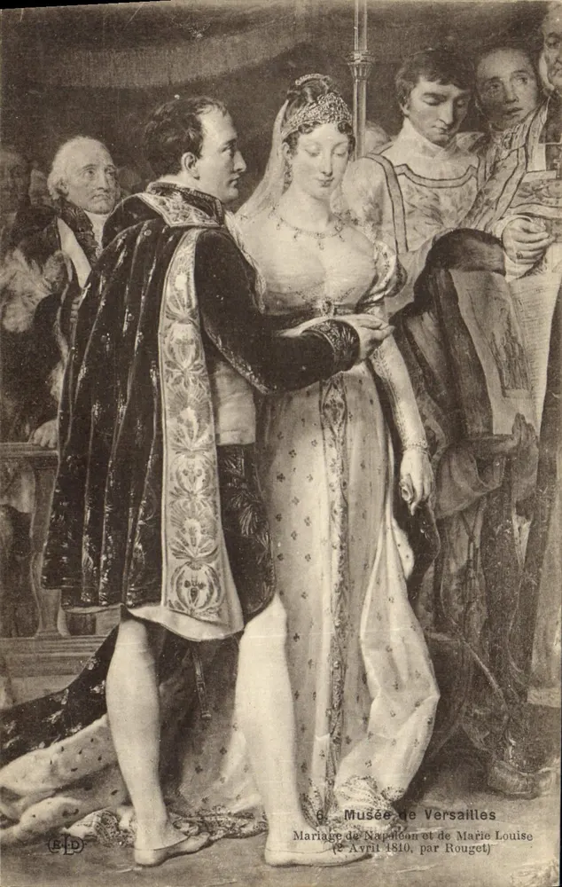 Hochzeit Napoleons und Marie Louise — 2. April 1810 — von Rouget — Musée de Versailles - Vorderseite