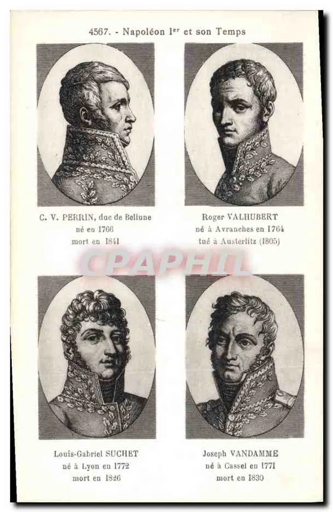 Napoleon I. und seine Zeit — Serie 4567 — Sammlungen für Kunst und Geschichte B. S., Paris - Vorderseite