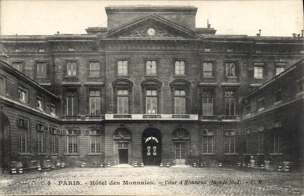 Paris - Münzamt - Cour d'Honneur (Südseite) - C. M. - Vorderseite